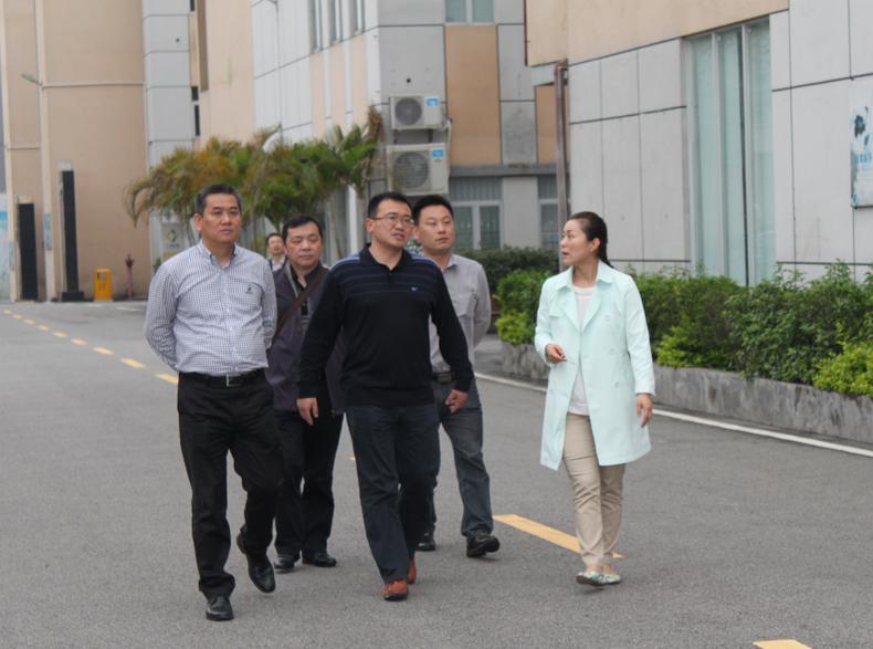 湖南省桃江縣領導、企業(yè)家一行蒞臨常平科技園參觀考察