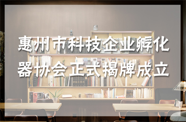 惠州市科技企業(yè)孵化器協(xié)會(huì)正式揭牌成立